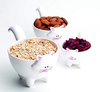 Cat Meow Measuring Cups White